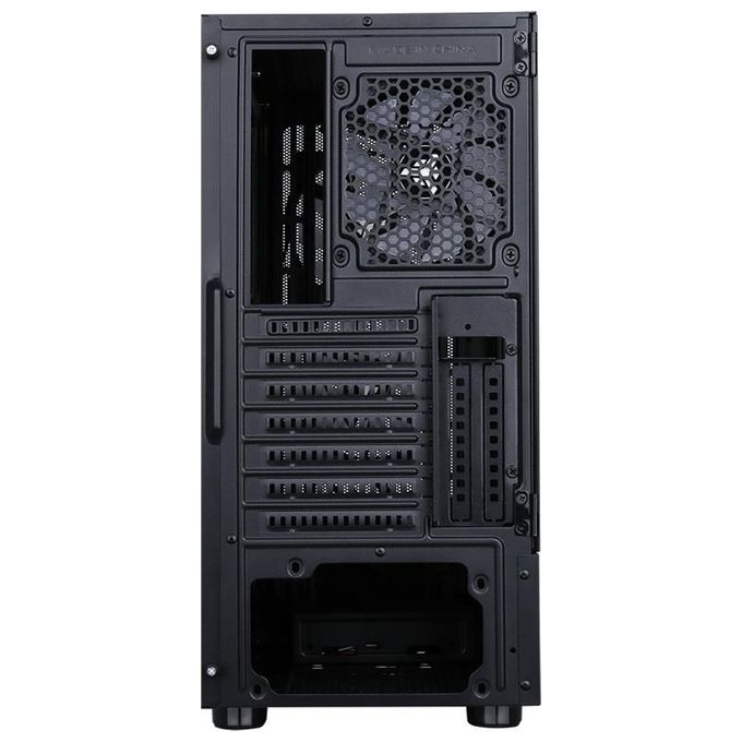Itek ITGCASIB30 SIISBE 3.0 PC Case Gaming Midi Tower ATX 3x120mm Ventole ARGB USB3 Vetro Temperato con Cerniera colore Nero