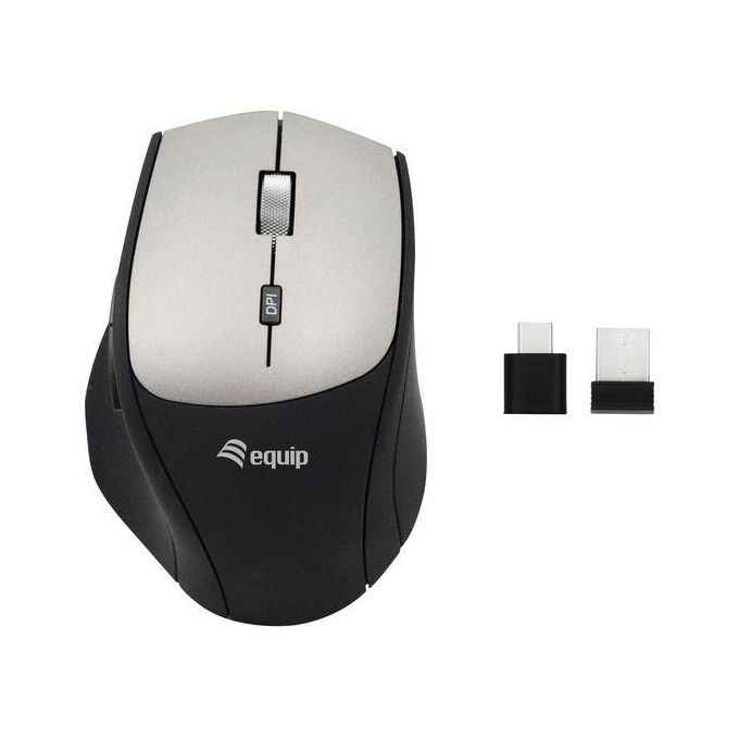Equip Mouse Ufficio Mano Destra Rf Wireless Ottico 2400 Dpi