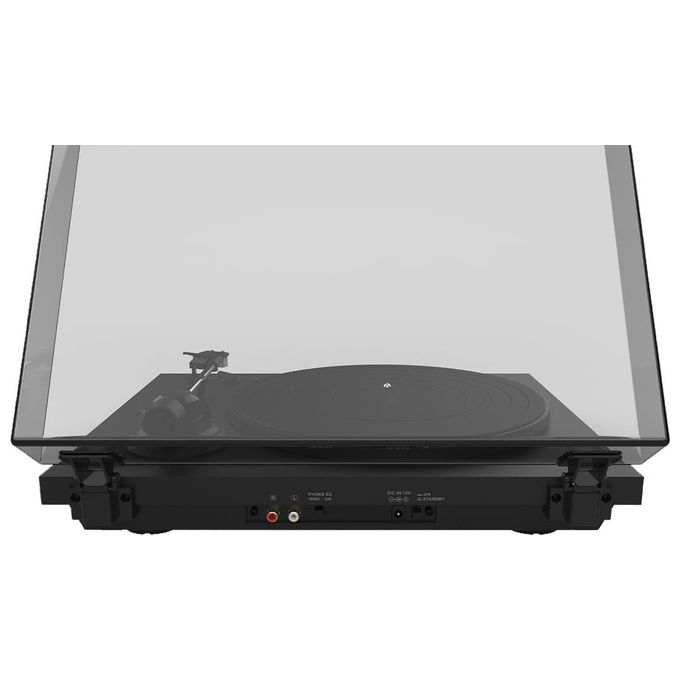 Teac TN-175-B Giradischi a cinghia completamente automatico 33 45 rpm Preamplificatore Phono MM Audio-Technica AT3600L colore Nero