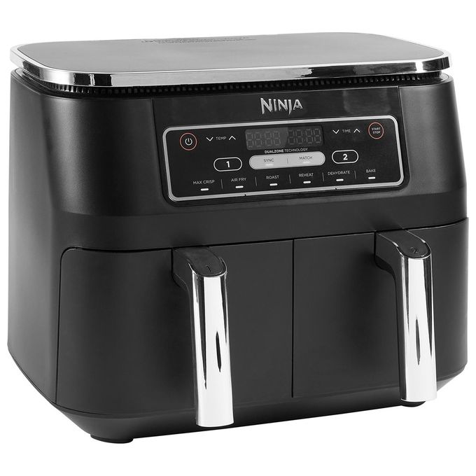 Ninja AF300EU Friggitrice ad aria 7,6 L 2470 W Dual Zone 6 programmi Display digitale colore Nero