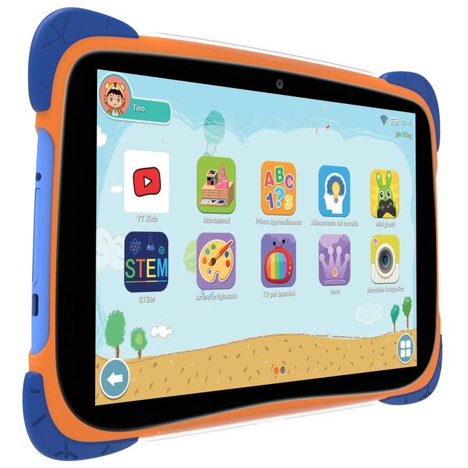 Mediacom M-SP10KID Smart KID 10 Tablet 32 GB RAM 3 GB Android 14 Wi-Fi Bluetooth 5.2 colore Multicolore