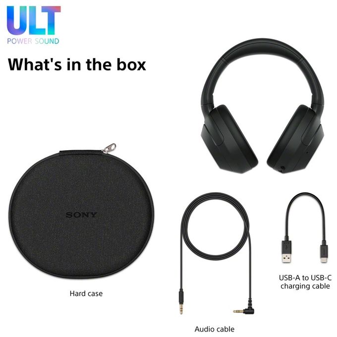 Sony WHULT900NW ULT WEAR Cuffie a Padiglione Bluetooth Noise Cancelling Driver 40mm Autonomia 30h colore Bianco