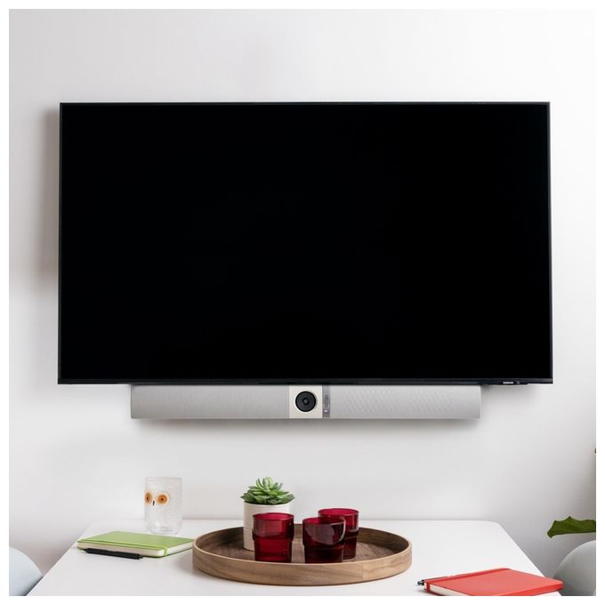 Owl Labs FRS100-2000 Owl Bar Sistema di Videoconferenza Barra 4K 48 MP con Microfoni Omnidirezionali e Altoparlante Integrato Certificato per Microsoft Teams colore Grigio