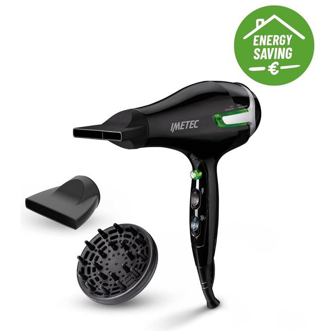 Imetec ECO SE9 1000 Asciugacapelli con tecnologia Eco Technology 1400W