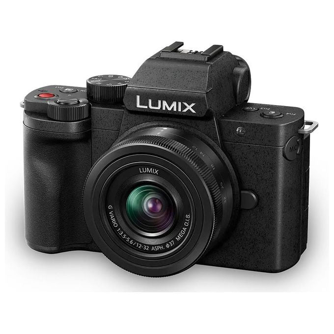 Panasonic DC-G100DKEG-K Lumix G100D Fotocamera Mirrorless 20.3 MP Sensore Micro Four Thirds 4K Video Touchscreen Orientabile Mirino OLED colore Nero
