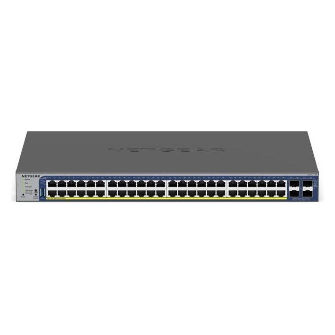 NETGEAR GS752TXP-300EUS GS752TXP Switch Gestito L2-L3-L4 con 48 Porte 10G Ethernet e Supporto PoE+ 380 W colore Nero