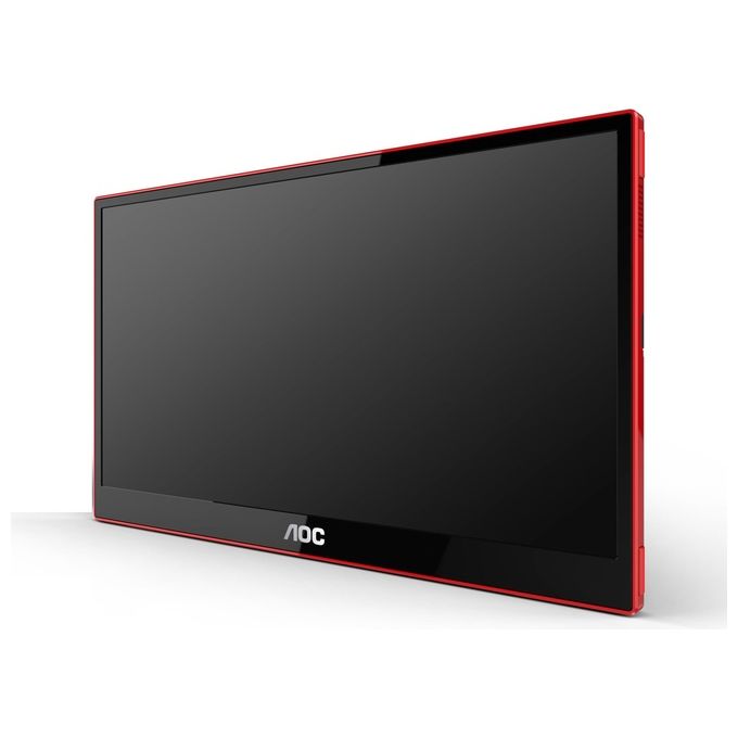 AOC 16G3 Monitor portatile da gaming 15.6'' IPS Full HD 144 Hz FreeSync USB-C HDMI colore Nero Rosso