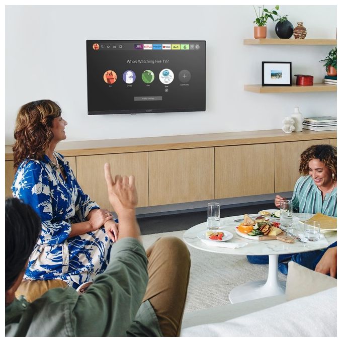Panasonic TV-24S50AEZ S50 Smart TV LED HD 24'' Fire TV Alexa HDR10 DVB-T2 colore Nero
