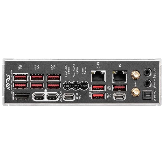 MSI MPG X870E CARBON WIFI Scheda Madre AMD X870E Socket AM5 ATX DDR5 4 slot M.2 Wi-Fi 7 colore Nero