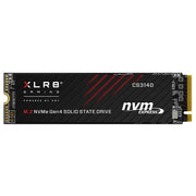 PNY M280CS3140-2TB-RB XLR8 CS3140 SSD interno M.2 NVMe Gen4 2 TB 7500 MB-s lettura 6850 MB-s scrittura colore Nero