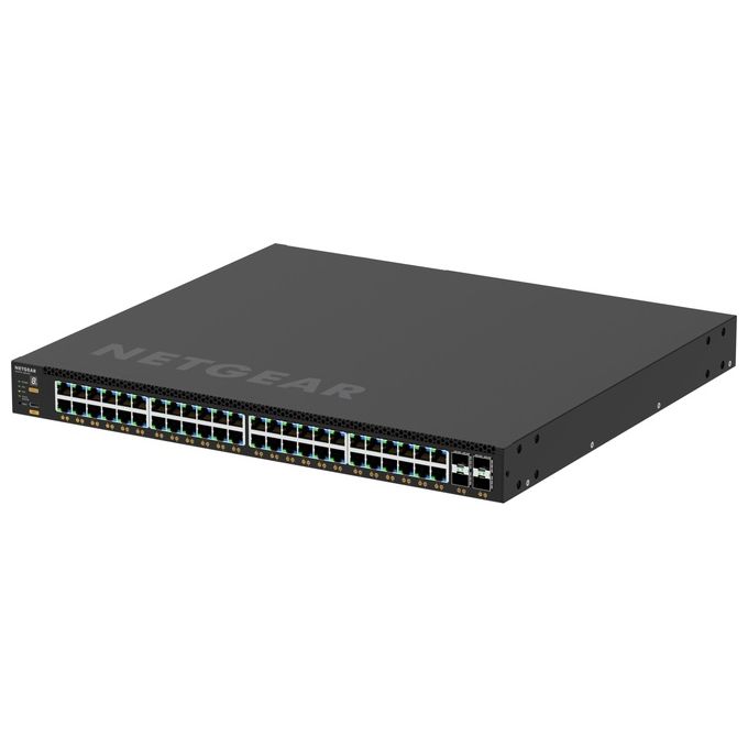 NETGEAR GSM4352-100NES M4350-48G4XF Switch Gestito L3 48 Porte Gigabit Ethernet 4 Slot SFP+ PoE 1U colore Nero