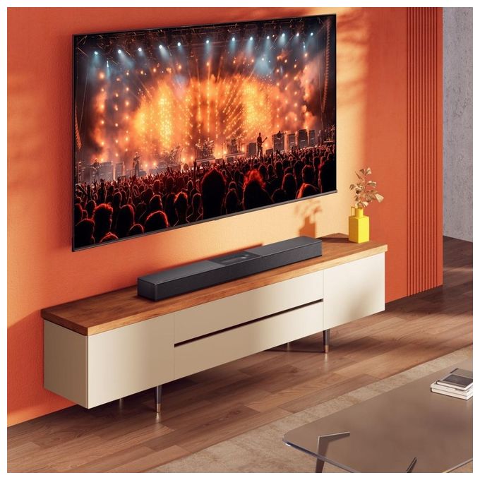 Hisense HS2000 Soundbar 2.1 Subwoofer Integrato 240W Dolby Digital Plus DTS Virtual:X Bluetooth 5.3 HDMI ARC USB Ottico colore Nero