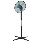 Ardes AR5ST40PNR STEELO Ventilatore a piantana 40 cm 3 velocita' telecomando timer oscillazione automatica colore Nero