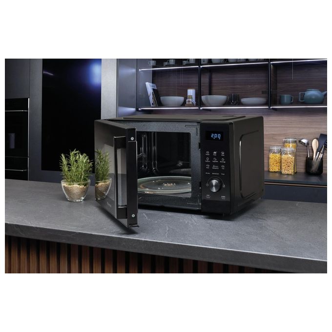 Hisense H23MOBSD1H Forno a microonde Solo 23 L 800 W 9 Programmi Rivestimento Ceramico colore Nero