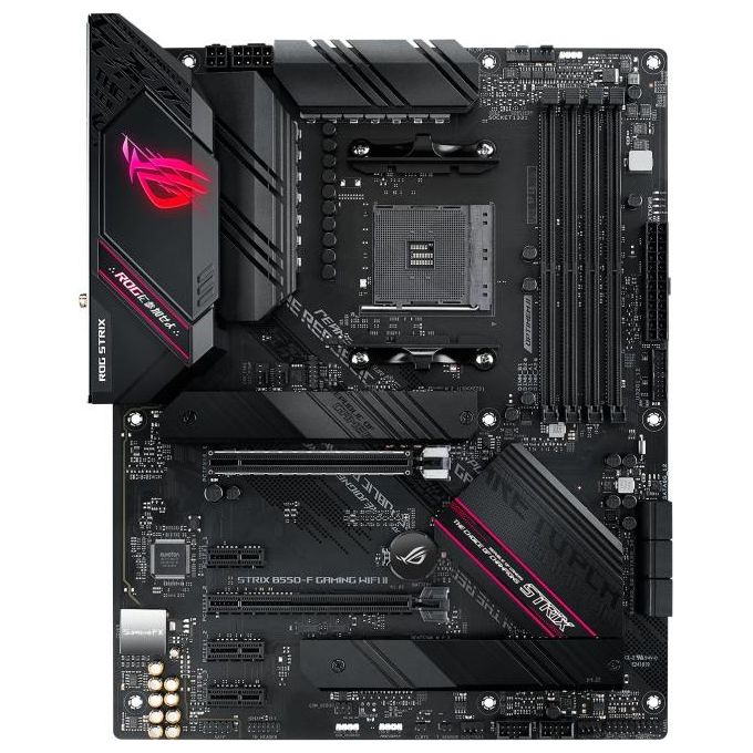 ASUS 90MB19V0-M0EAY0 ROG STRIX B550-F GAMING WIFI II Scheda madre ATX Socket AM4 DDR4 fino a 128 GB Wi-Fi 6 Bluetooth 5.2 colore Nero