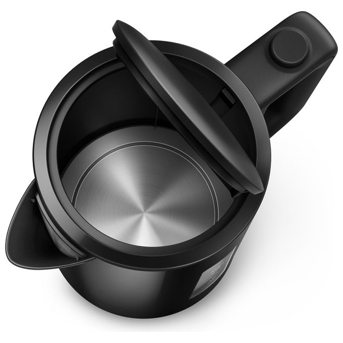 Philips HD9318-20 Serie 3000 Bollitore Elettrico 1,7 L 2200W base girevole 360° filtro anticalcare colore Nero