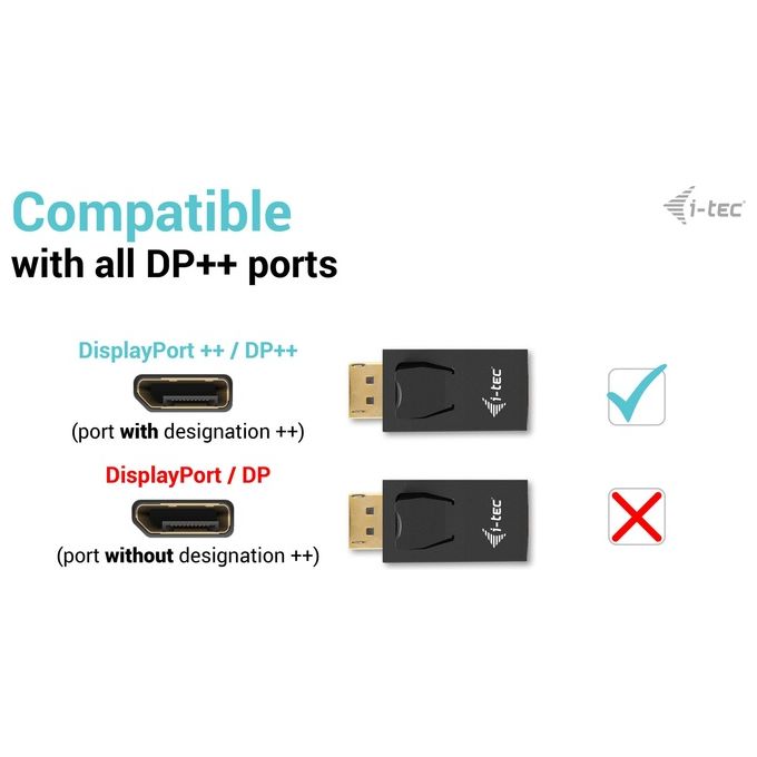 I-Tec Cavo Adattatore Passivo DispayPort a Hdmi Max 4k-30hz
