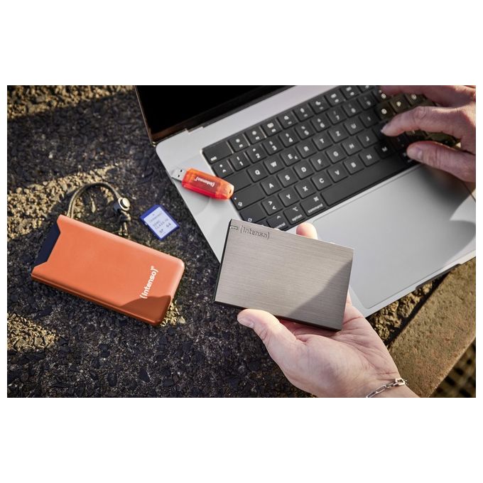 Intenso Powerbank F10000 Arancio 10000 mAh con USB-C a Tipo C