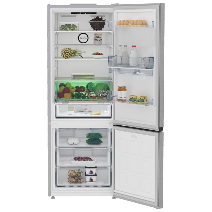 Beko B3RCNE564HDXB Beyond Frigorifero Combinato 490 L 192 cm Classe E 38 dB Total No Frost Dispenser Acqua colore Metallico