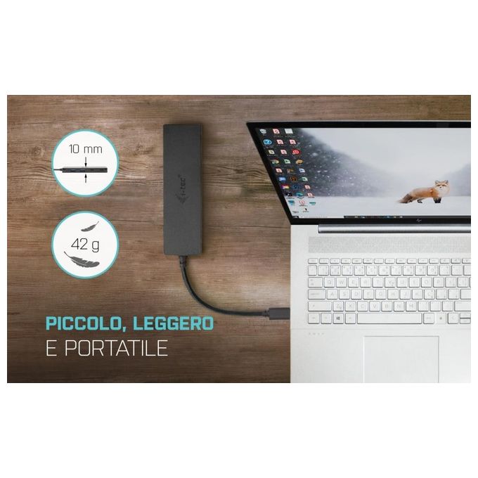 I-Tec Metal Usb-C Hub 2x Uusb 3.0 + 2x Usb-C