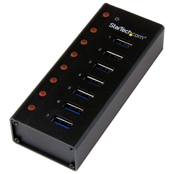 StarTech Consumer Io 7 porte Usb 3 Hub Desk - Wall Compact e Durable per Travel