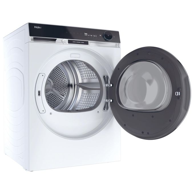 Haier HD90-A3Q397U1 X Serie 11 Asciugatrice Pompa di Calore 9 Kg Classe C Wi-Fi Inverter I-Refresh Pro (84x59x70 cm) colore Bianco