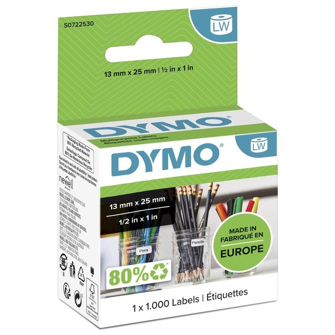 Dymo Cf1000 etichette Labelwriter 12x24mm Bianco