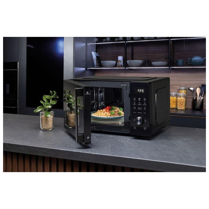 Hisense H20MOBSD1H Forno a Microonde Solo 20 L 700W 9 Programmi Rivestimento Ceramica colore Nero