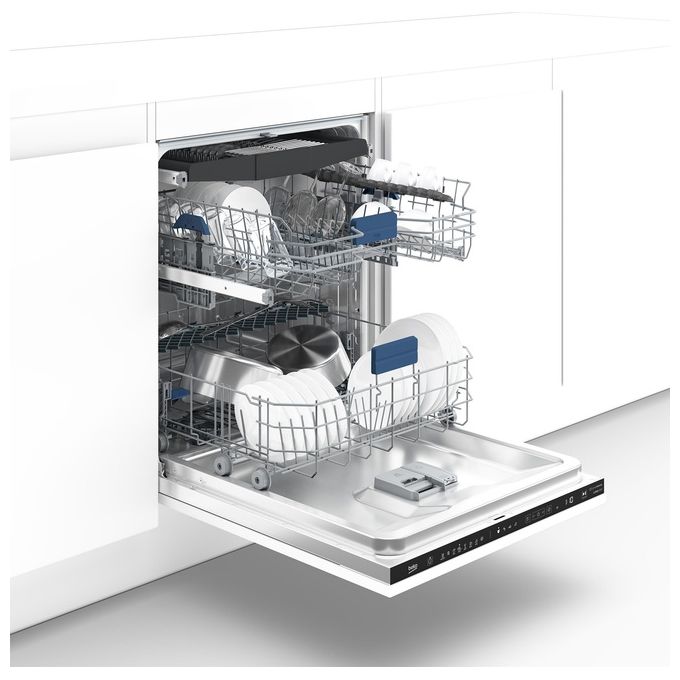 Beko BDIN38651C bPRO 500 Lavastoviglie Incasso 16 coperti Classe B 43 dB 8 programmi CornerIntense (82x60x55 cm) colore Nero