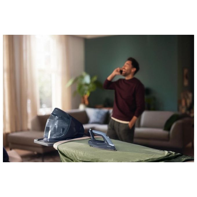 Philips PSG7130-20 PerfectCare 7000 Ferro da Stiro con Caldaia 2100 W 8 bar 600 g-min 1,8 L colore Blu