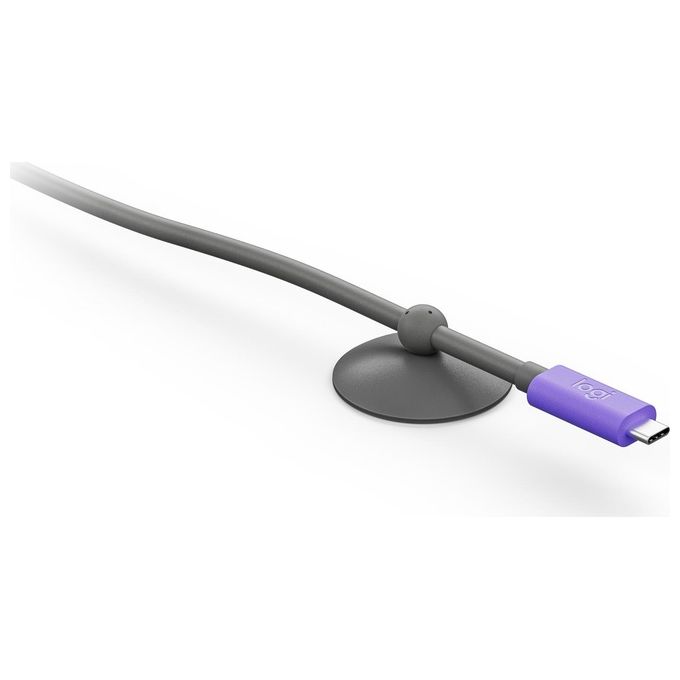 Logitech 952-000195 Cavo USB Attivo 5 m USB-C 3.2 Gen 2 DisplayPort Alt Mode colore Grafite Viola