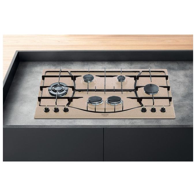 Hotpoint Ariston PHN 960MST (AV) R-HA Piano Cottura a Gas 6 Zone 90 cm Avena