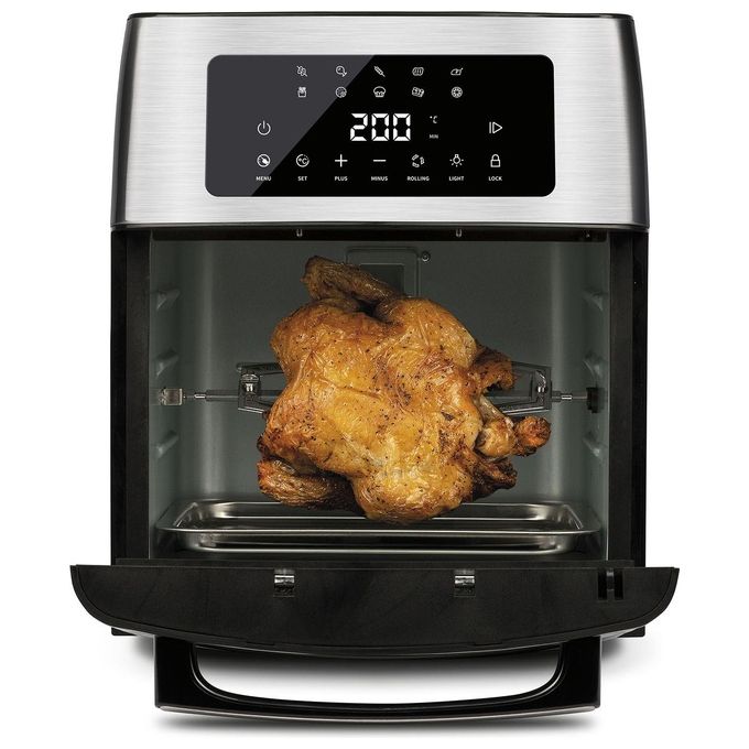G3 Ferrari G1018200 Friggisano EVO Friggitrice ad aria 15 L 1700W 10 programmi Display digitale colore Nero