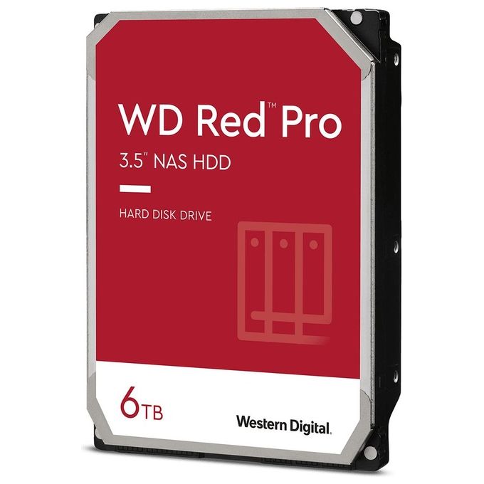 Western Digital WD6005FFBX Red Pro HDD Interno 3.5'' 6 TB SATA 6 GB-s 7200 rpm Buffer 256 MB NAS