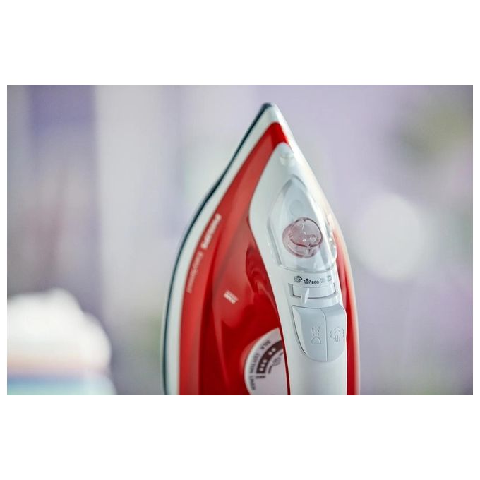Philips GC1742-40 EasySpeed Ferro da Stiro a Vapore 2000 W Piastra Antiaderente Vapore 25 g-min Colpo 90 g-min colore Rosso
