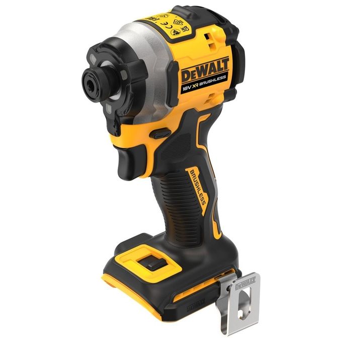 DEWALT DCF850NT-XJ Avvitatore ad impulsi 18V Brushless 3 velocita' 205 Nm attacco 1-4 pollici colore Nero e Giallo