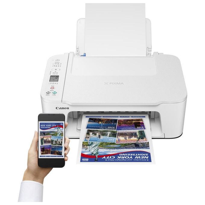 Canon TS3751I PIXMA Stampante Multifunzione Inkjet A4 Wi-Fi USB Stampa Copia Scansione 4800x1200 DPI colore Bianco