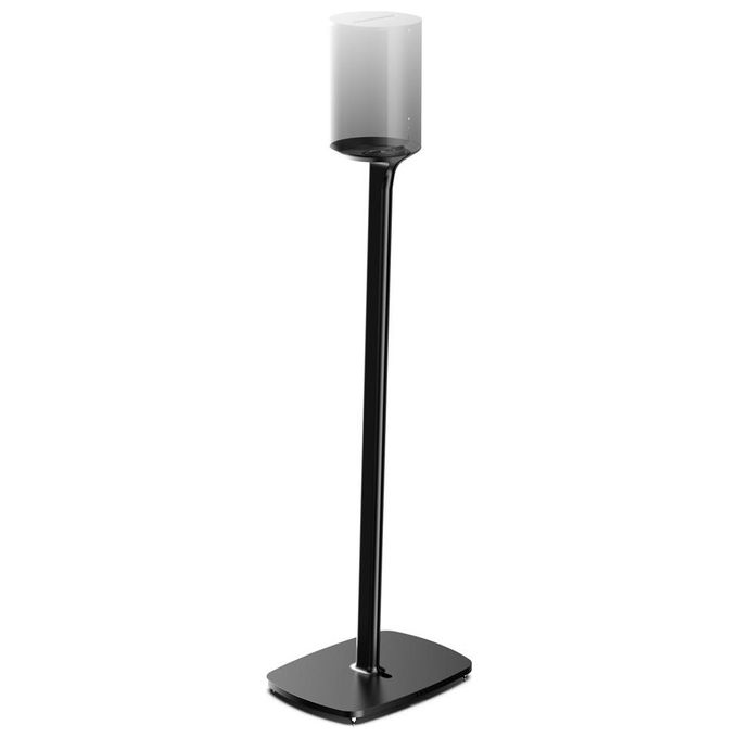 Flexson FLXE100FS2021EU Supporto da Pavimento per Sonos ERA100 Coppia con Gestione Cavi Integrata e Cavo di Prolunga Alimentazione colore Nero