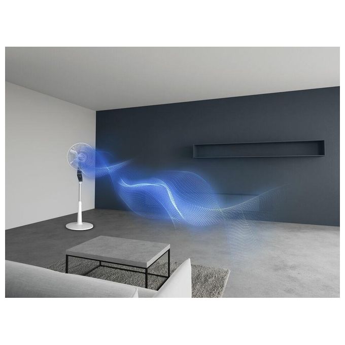Rowenta VU5690 Turbo Silence Extreme Ventilatore a Piantana 40 cm 14 Velocita' 3990 m³-h 35 dB Telecomando colore Nero