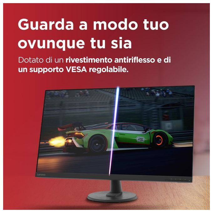 Lenovo 66FCGAC2IT D32-40 Monitor PC 31.5'' Full HD 1920x1080 VA 60Hz 250 cd-m² HDMI DisplayPort colore Nero