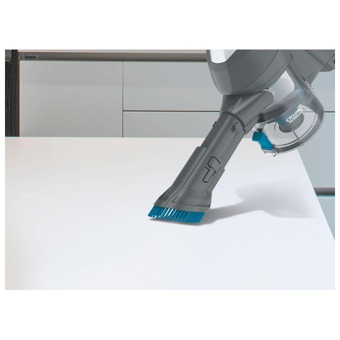 Hoover HF122CAR011 H FREE 100 Scopa Elettrica Senza Fili Ciclonica Senza Sacchetto 0.9 L 170 W autonomia 40 min colore Blu Titanio