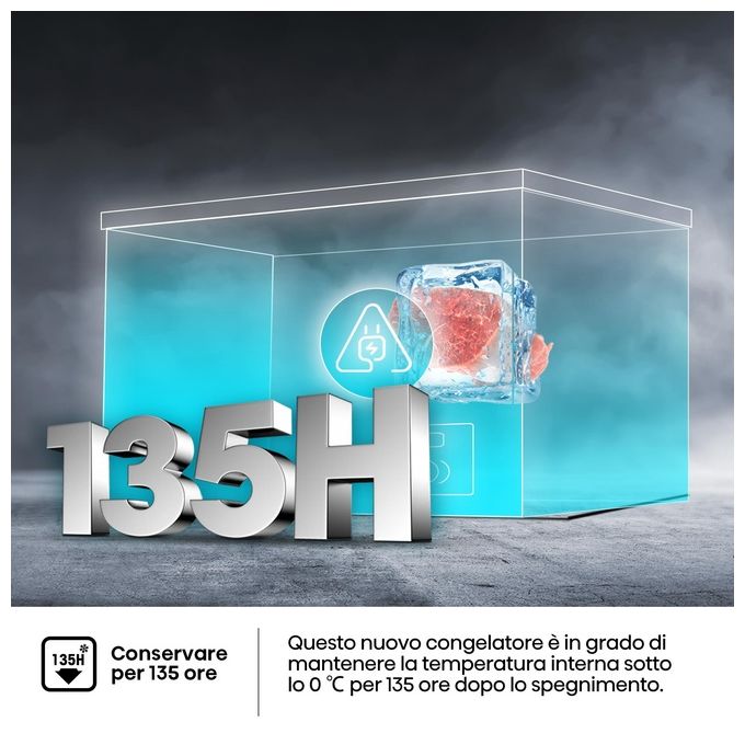 Hisense FT546D4AWLYE Congelatore a Pozzetto 420 L 85 cm Classe E 40 dB Inverter colore Bianco