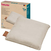 Beurer MG139 Cuscino massaggiante Shiatsu senza fili 4 testine funzione calore 2 livelli autonomia 2 ore colore Beige