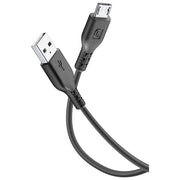 Cellular Line Power Cable Cavo MICRO USB per ricarica e trasferimento dati 2mt Nero