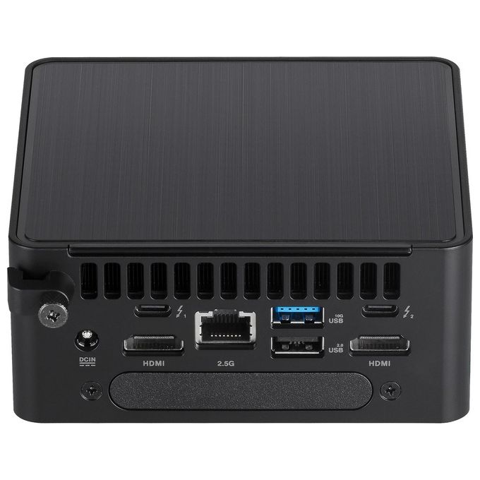 ASUS 90AR0072-M00040 NUC 14 Pro Mini PC barebone Intel Core 3-100U DDR5 fino a 96 GB Wi-Fi 6E Thunderbolt 4 HDMI 2.1 colore Nero