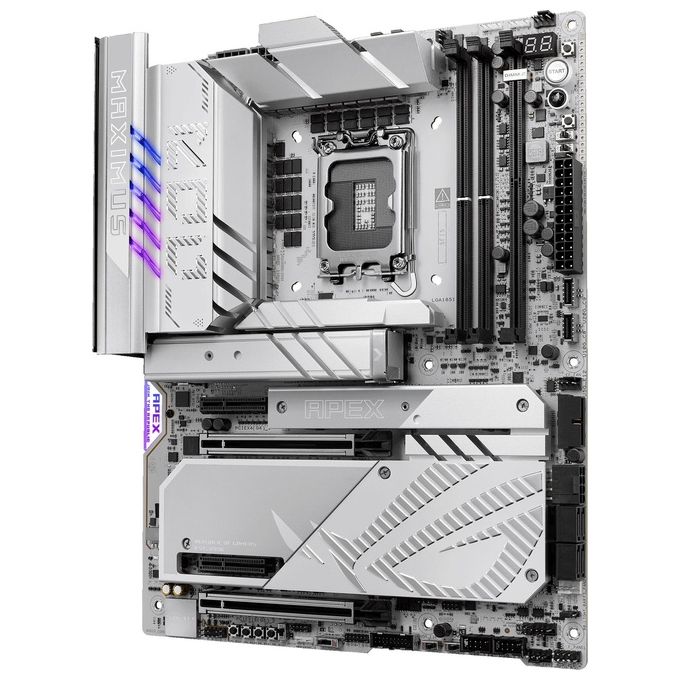 ASUS 90MB1IP0-M0EAY0 ROG Maximus Z890 Apex Scheda Madre ATX Intel LGA 1851 DDR5 Wi-Fi 7 Thunderbolt 4 colore Grigio ciottolo