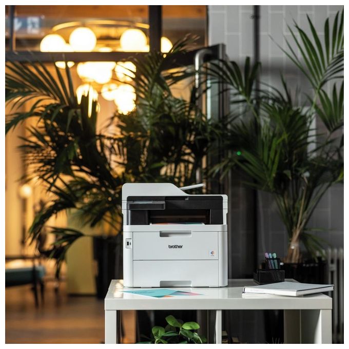 Brother MFC-L3740CDW Stampante Multifunzione LED A4 4 in 1 600x2400 DPI 18 ppm Wi-Fi Ethernet Duplex colore Nero