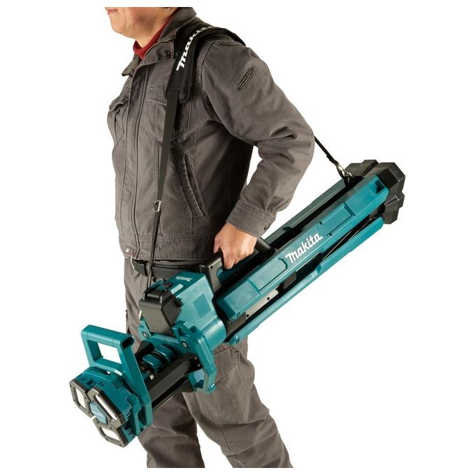 Makita DML814 Luce da Lavoro LED 3000 lm con Treppiede Regolabile colore Blu
