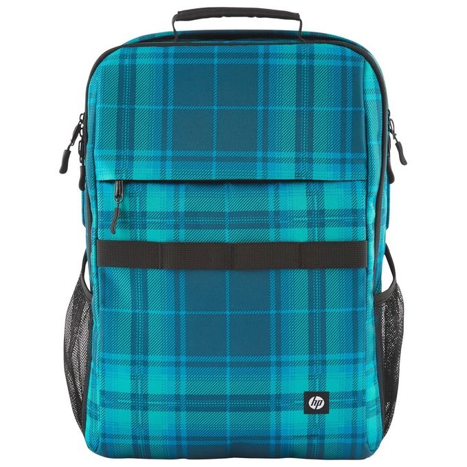 HP 7J594AA Zaino Campus XL per Laptop fino a 16.1'' con Cerniera Bloccabile e Materiale Antipioggia colore Blu