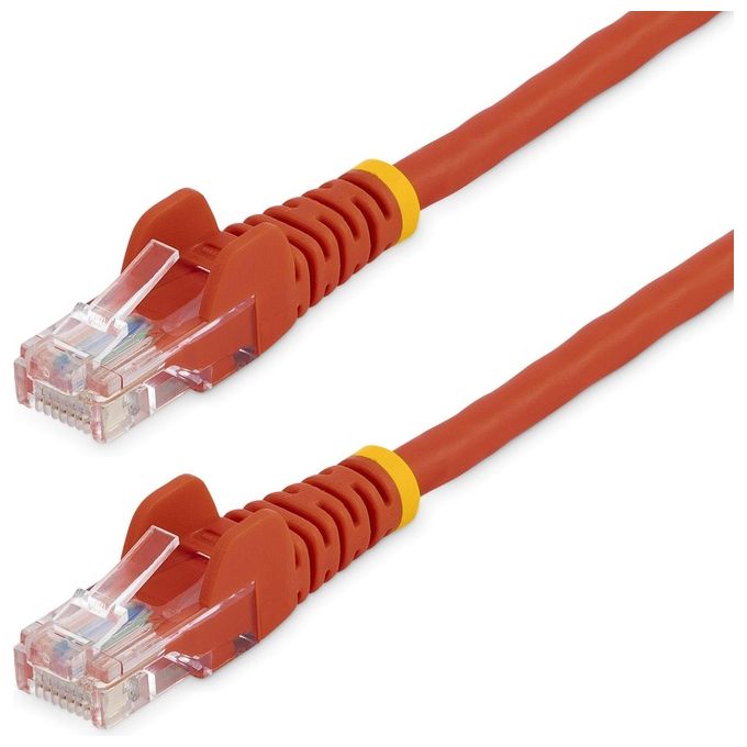 Startech 0.5m rosso cat5e Cavo Snagless Ethernet Cavo - utp